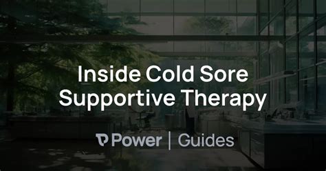 cold sore supportive therapy|holistic treatment for cold sores.